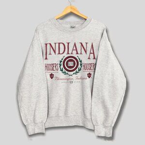 Vintage University of Indiana Hoosiers Sweatshirt, Retro IU Hoosiers Shirt Tee
